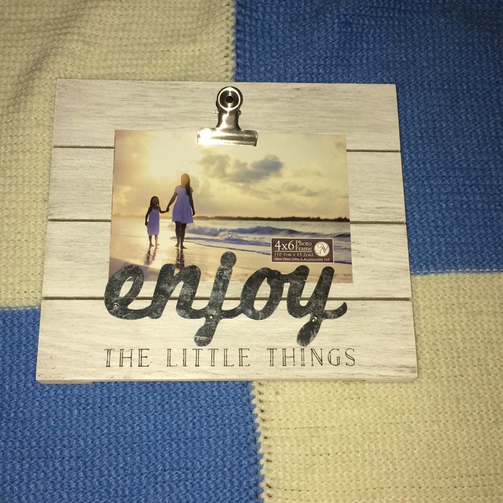 “enjoy the little things” Picture Frame 🖼